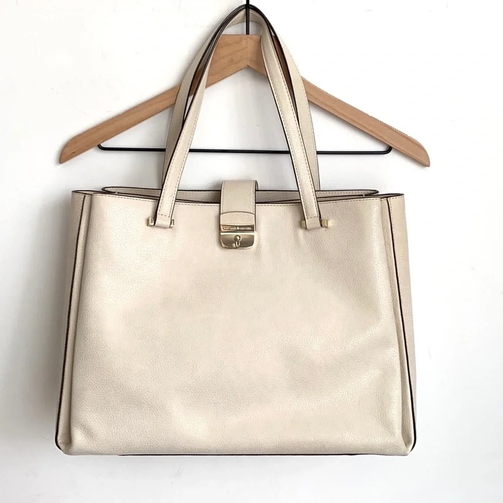 Kate‎ Spade Palma Love Street Cream Satchel, NWT